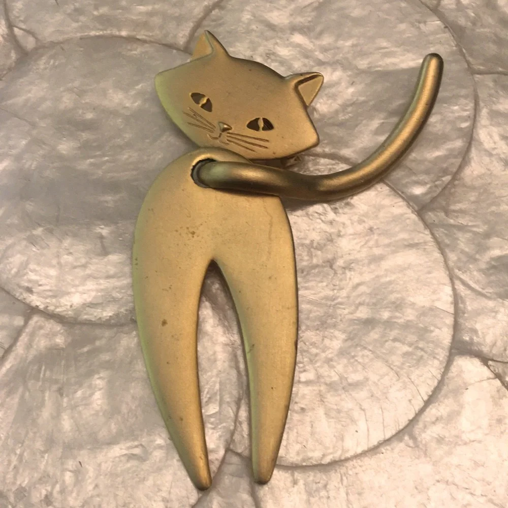 VTG 2 PIECE KITTY PIN - Picture 11 of 11